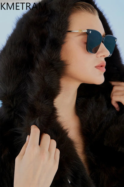 100% Natural Sable Fur Jacket Woman High Quality Long Real Fur Coat with Hood Winter Coats Women Clothing 2025 шуба женская Badiee Stylez