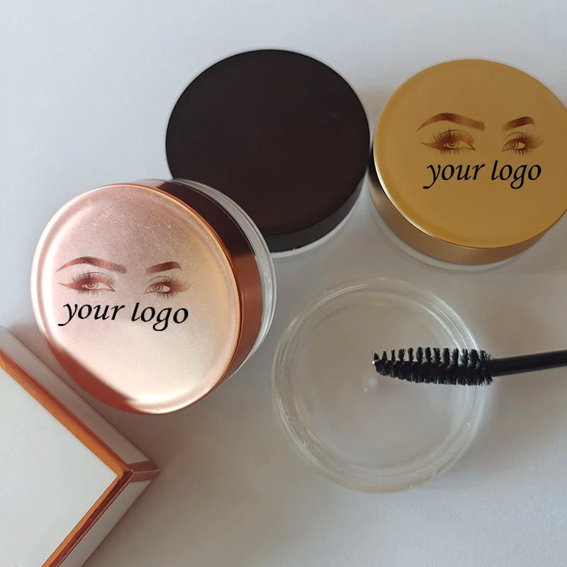Custom Eyebrow Styling Gel Eye brow Sculpt Soap Waterproof Private Label Transparent Wax Set Brow Soft Gel Eyebrow Makeup