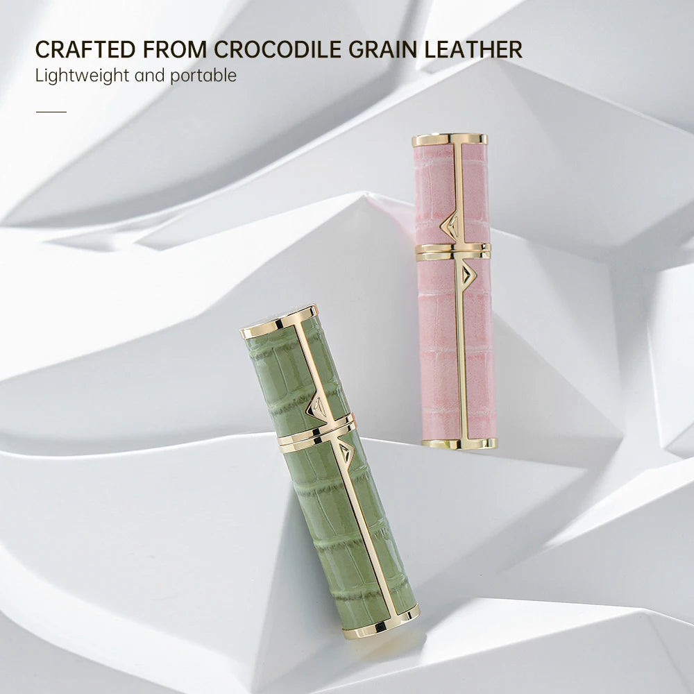 Louischanzl Perfume Atomizer Portable Liquid Cosmetics Containers Traveling 5ml Alcochol Perfume Refillable Bottles Empty Spray