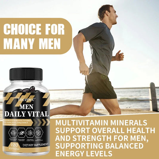 Men's Daily Fitness Advanced Formula with Vitamins, Minerals, Sports Blend, Energy and Antioxidant Blend, Nutritional Supplement