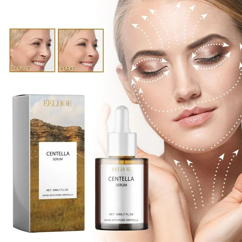 Korean Centella Asiatica Face Serum Shrink Pores Smoothing Rejuvenation Skin Brighten Whitening Cream Facial Moisturizing 30 ml Face Serum