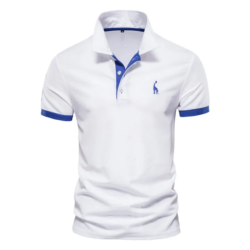 Men's Summer Golf Polo Shirt - High-Quality Casual Short Sleeve Tee in Plus Size (5XL) by [Brand Name]