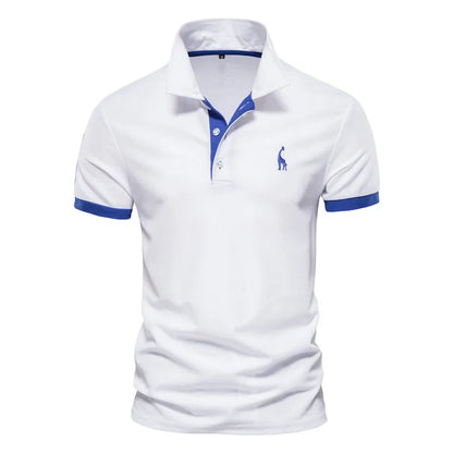 Men's Summer Golf Polo Shirt - High-Quality Casual Short Sleeve Tee in Plus Size (5XL) by [Brand Name]