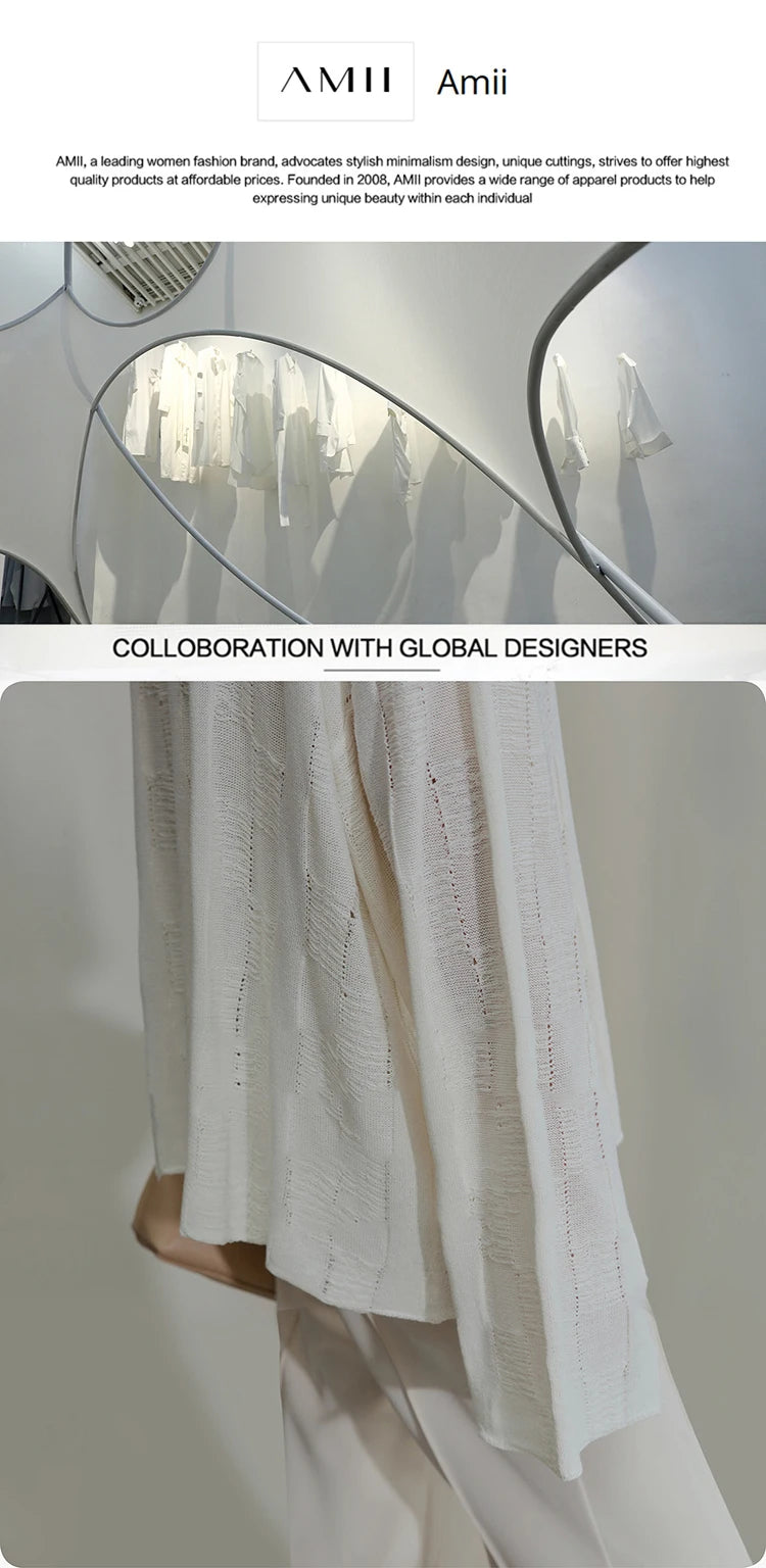 AMII Minimalist Blue Jeans Women 2025 Summer New Versatile Denim Wide Leg Pants Low Waist Thin Casual Loose Trousers 12542121