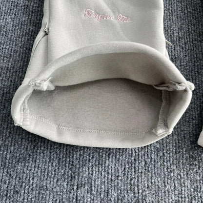 Sy-world Fashion Tracksuits Tops & Long Pants Winter Cotton Hip Hop Street Men Women Casual Hooded Sweatshirt Sports Trousers