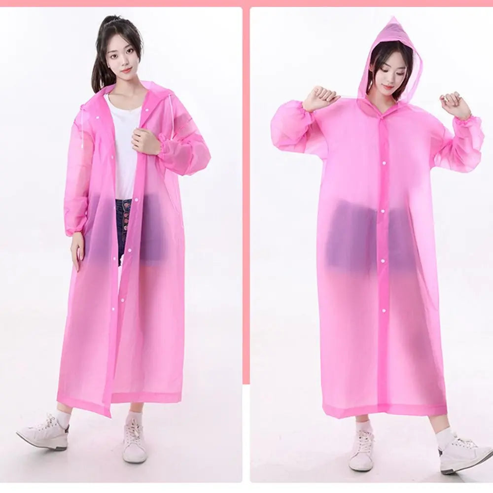 EVA Rain Coat New Full Body Thickening Adult Raincoat Waterproof Convenient Reusable Poncho Outdoor