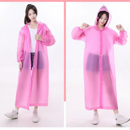 EVA Rain Coat New Full Body Thickening Adult Raincoat Waterproof Convenient Reusable Poncho Outdoor
