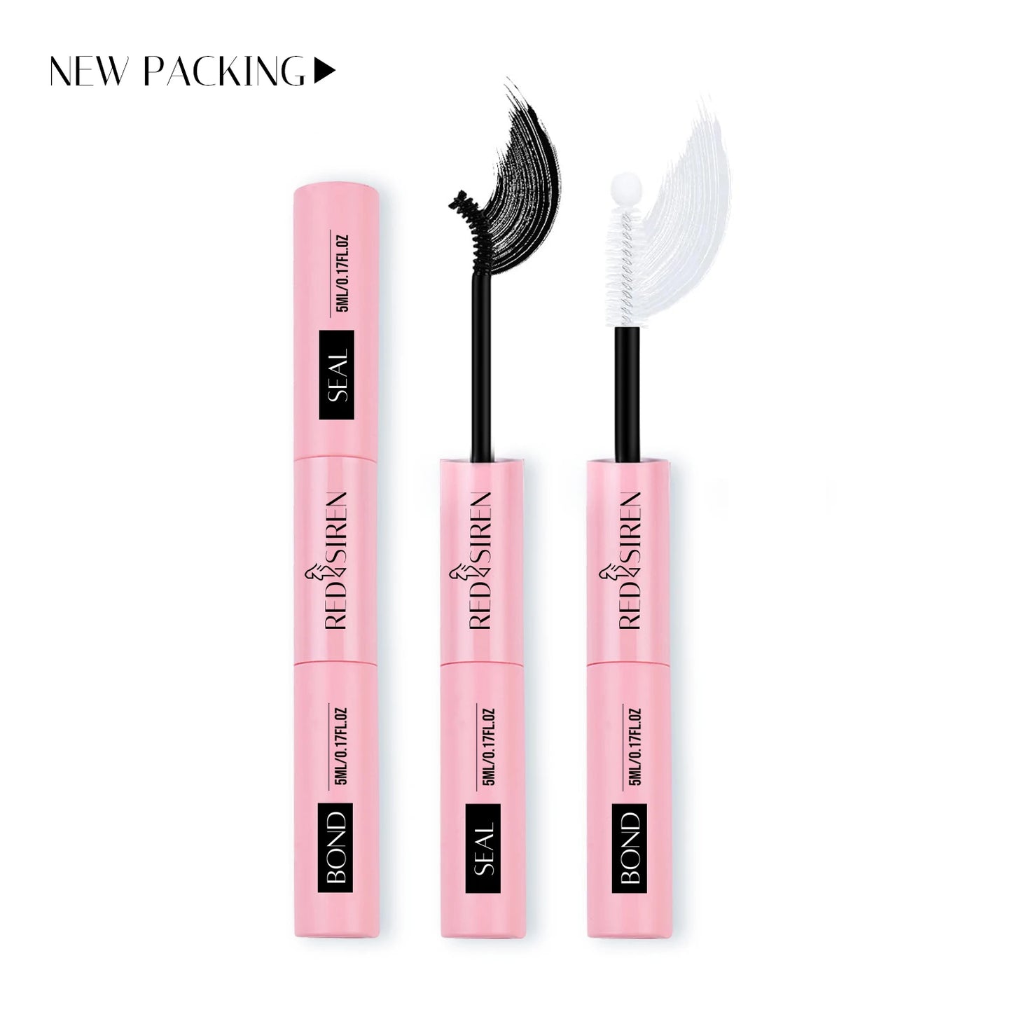 Glue False Eyelashes New Double Heads 2 In 1 Bond and Seal Lash Glue ,Waterproof Long Lasting DIY Cluster Eyelash Glue Cosmetics