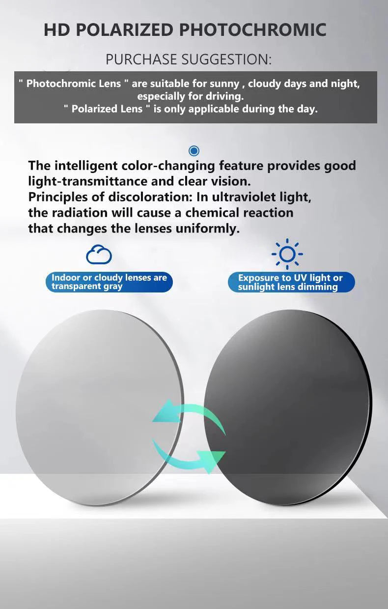 SZTZX Aluminum Rimless Photochromic Sunglasses Men Polarized Day Night Driving Glasses Chameleon Anti-Glare Sport gafas de sol