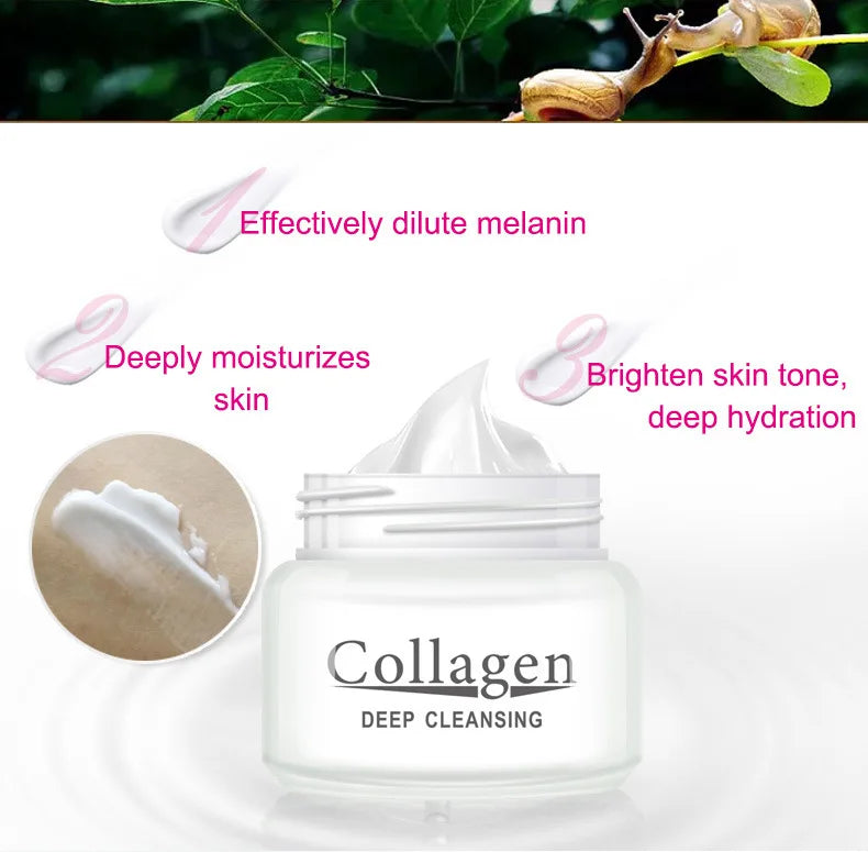 Snail Collagen Face Cream Moisturizing Face skincare Creams Firming Brightening Hydrating Facial Cream Skin Care Products