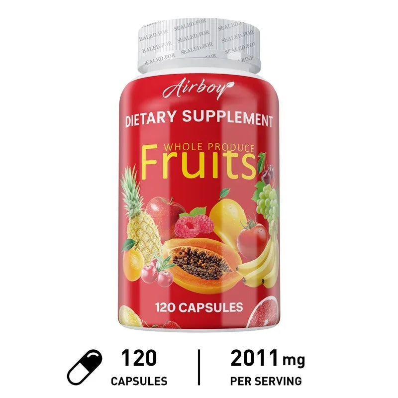 Fruit Capsules Vitamin Supplements Vegetarianism Help Boost Immunity Improve Gastrointestinal Function 120 Capsules