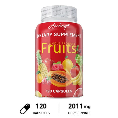 Fruit Capsules Vitamin Supplements Vegetarianism Help Boost Immunity Improve Gastrointestinal Function 120 Capsules