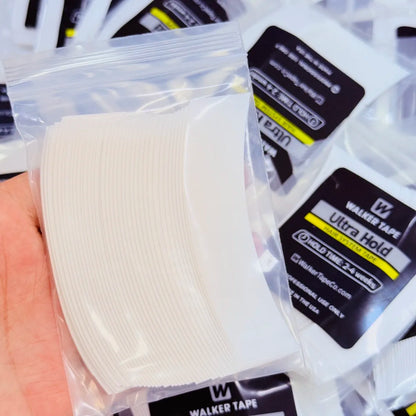 36/72/108 Pieces of White Super Shaped Lace Front Curved Double-sided Wig Adhesive