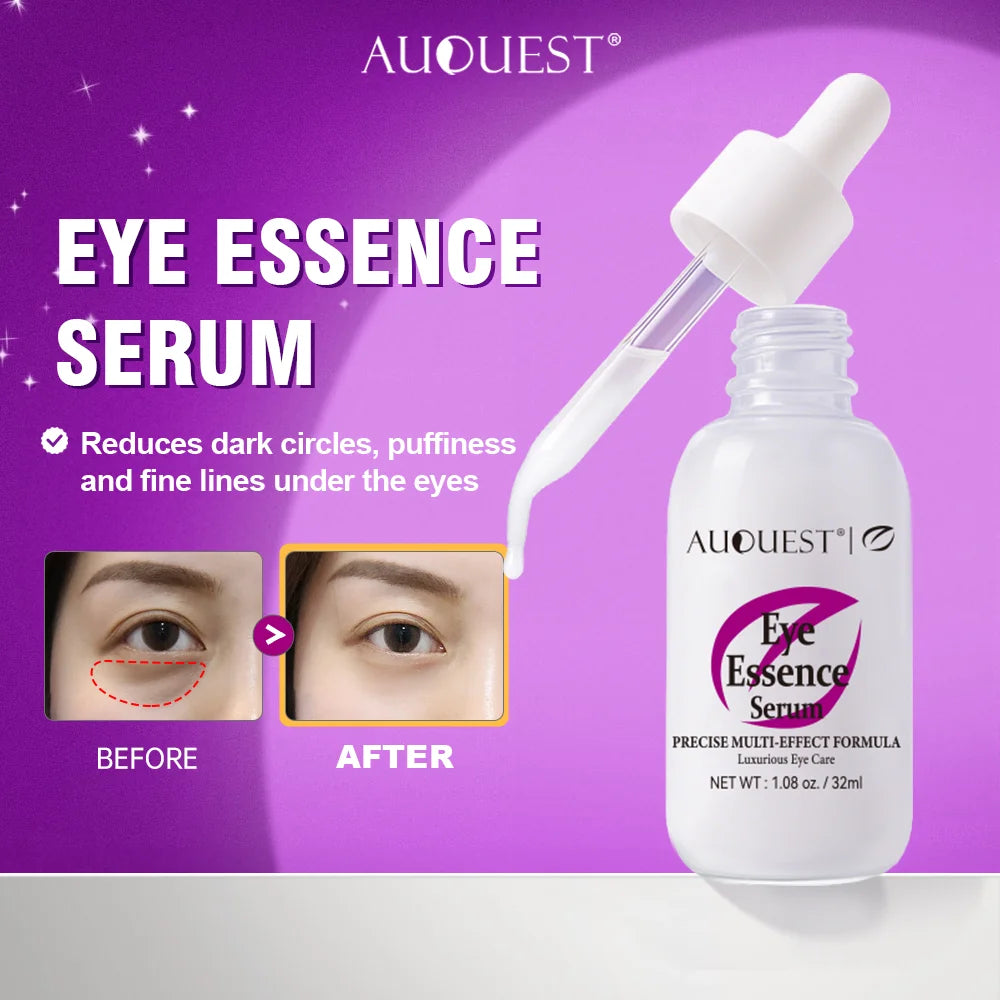 Eye Essence Serum Removal Dark Circles Eyebags Deep Hydration & Anti-Wrinkle Strengthens Contour Skin Barrier Care Eyes Serum