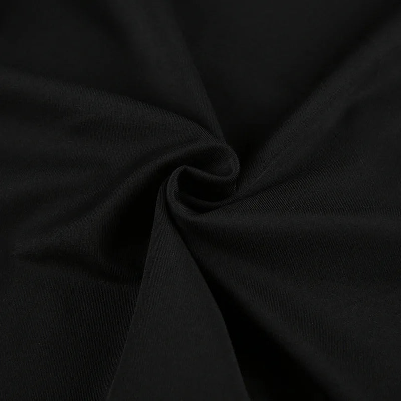 Sleeveless Collar Crop Top Women Tank Tops Casual Y2K Summer 2024 Black T Shirts Sexy