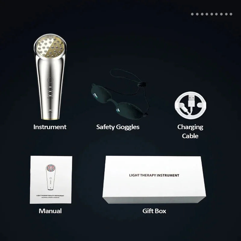 LED Photon Radio Frequency EMS Skin Rejuvenation Thin Face Firming Therapy Facial Skin Lifting Massage Beauty Instrument usb