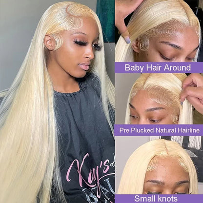 Wiggogo 613 Hd Lace Frontal Wig 13X4 13X6 Hd Lace Wig Blonde Lace Front Human Hair Wigs Straight Lace Front Wigs Human Hair