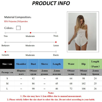 Muzuleva Summer New Women's Jacquard Cami Shorts Pajama Set Hollow Out Sleepwear Comfortable Loungewear For Women