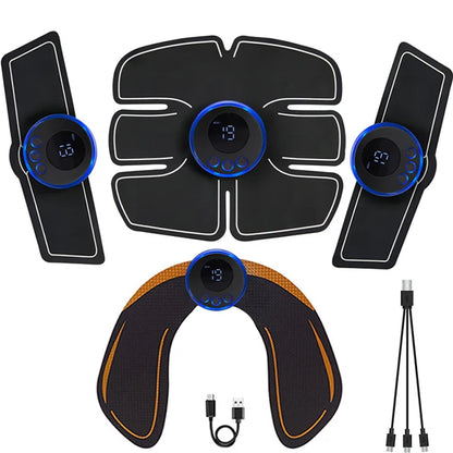 Electric Abdominal Muscle Stimulator EMS Wireless Buttocks Hip Trainer Weight Loss Body Slimming For Arm Back Leg Waist Fitness Option3