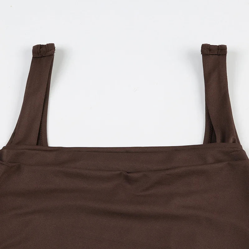 Women Sexy Tank Tops New Summer Solid Fashion Folds Sexy Backless Partywear Camisole Elegant Casual Slim Lady Tank Tops Clothing