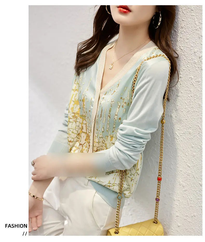 New Casual Soft Knit bottoming shirts Sweater cardigans sweater Tees Basic shirts knitted Tops