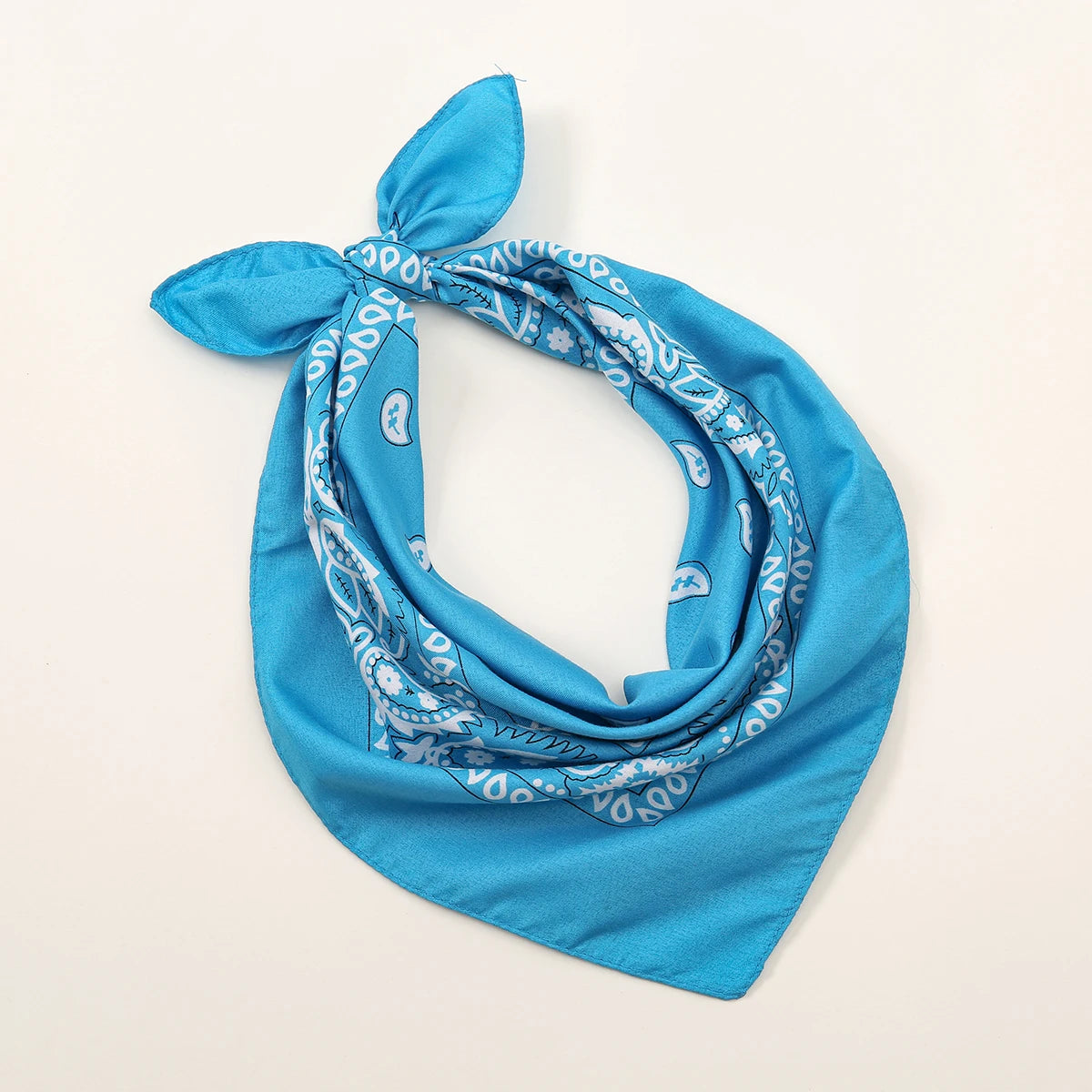 Bohemian Print Bandana Paisley Printed Headbands Hiphop Kerchief Outdoor Unisex Headband Wrist Wraps Face Mask Handkerchief FJ836-15