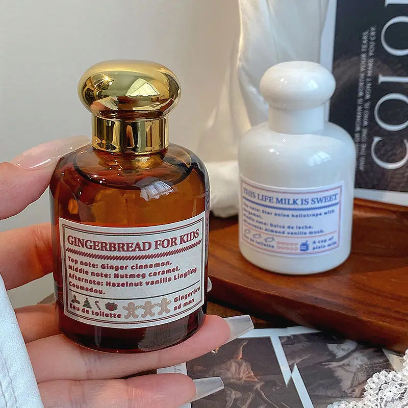 Sweet Dessert Women's Perfume Gingerbread Caramel Milky Gourmet Scent Eau De Toilette 50ml Long-lasting Fresh Woody Perfume Spra Badiee Stylez