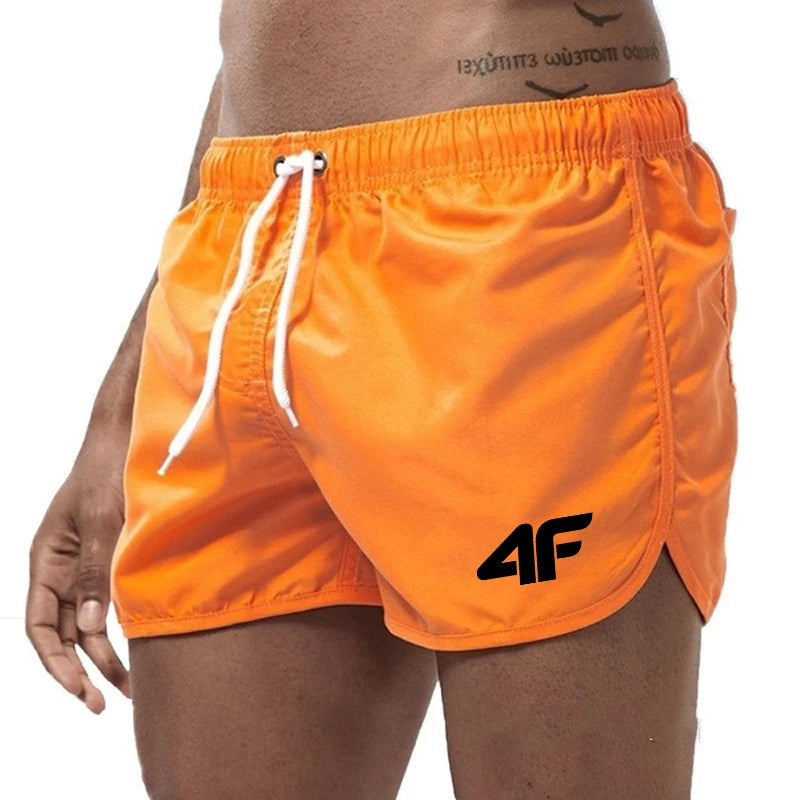 Men's Shorts 2025 Beach Trunks Summer Swim Gym Pants Quick Drying Swimming Homme Surf Ventilate Drawstring Fashion Casual Daily Badiee Stylez