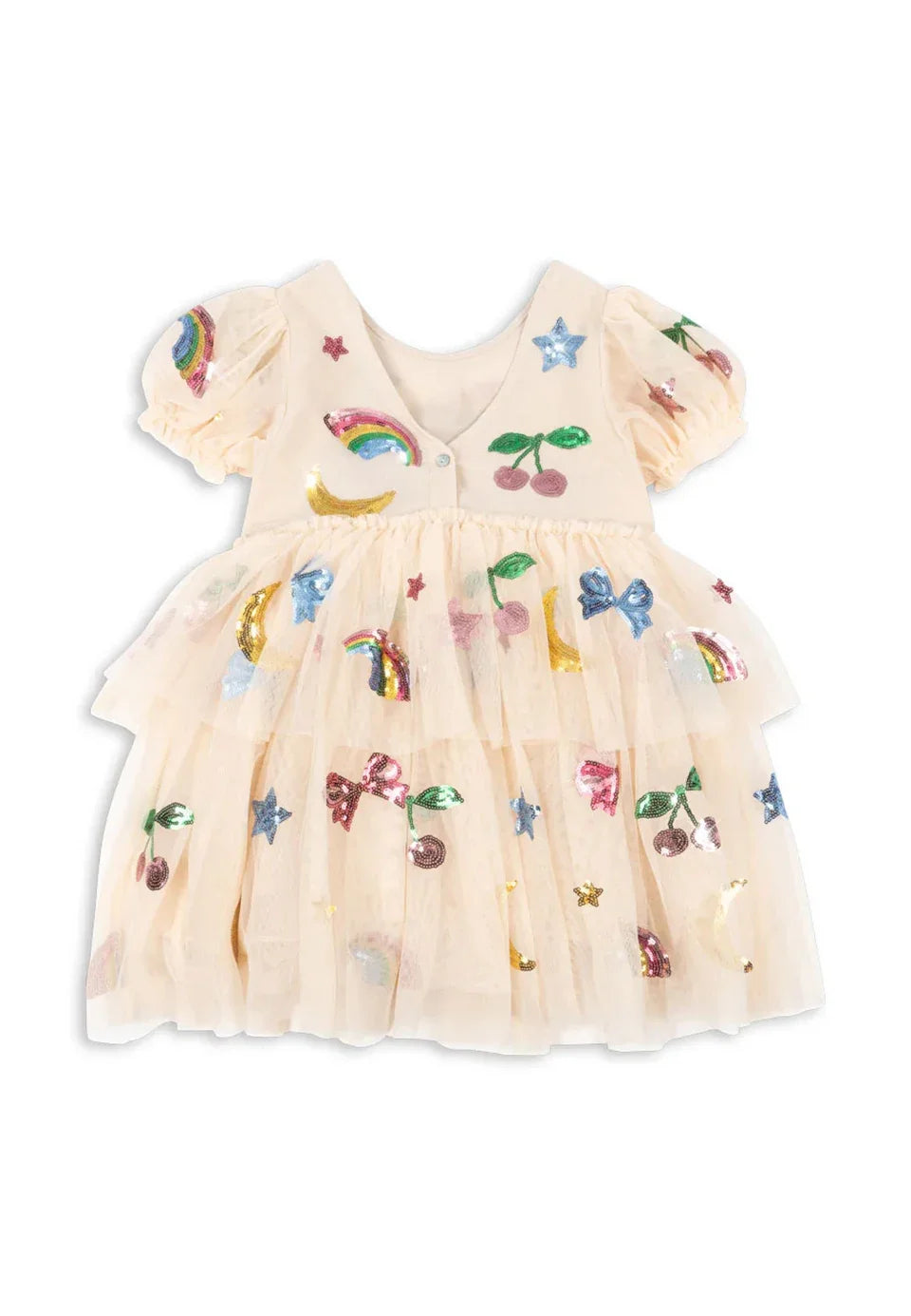 2025 Girls Party Princess Dress KS Kids Sequin Mesh Dresses Girl Full Print Dress Carnival Party Baby Cute Skirt Children Gifts