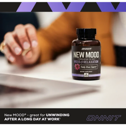 Vitamin D Supplement, Chamomile Flower Extract, Stress Relief, Mood & Relaxation Supplement, 30 Capsules