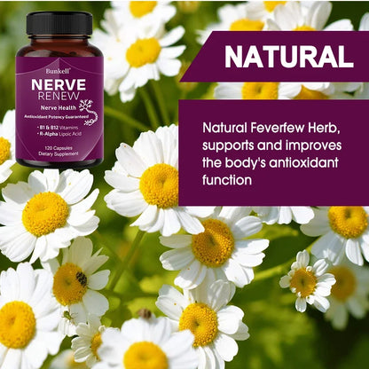 Neurological Support Capsules - Alpha Lipoic Acid Vitamins - Supports Nervous System and Joint Health, Bone Health