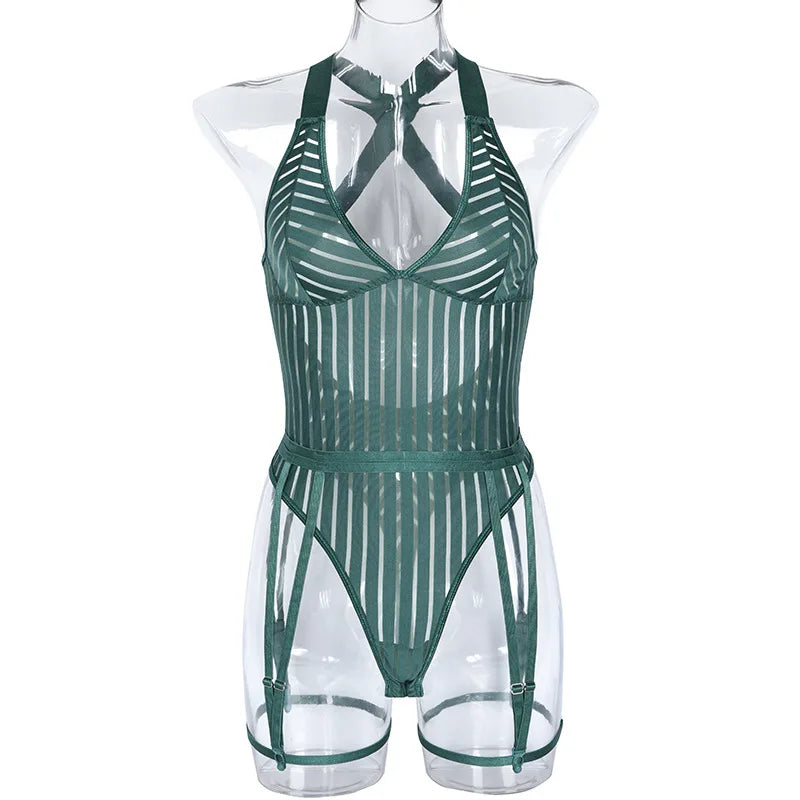 Romantic Bilizna Sexy Below Lingerie for Sex New Women's Underwear Cutting Tight Woman Clothing Vs Lingerieset Dames Thong Whole