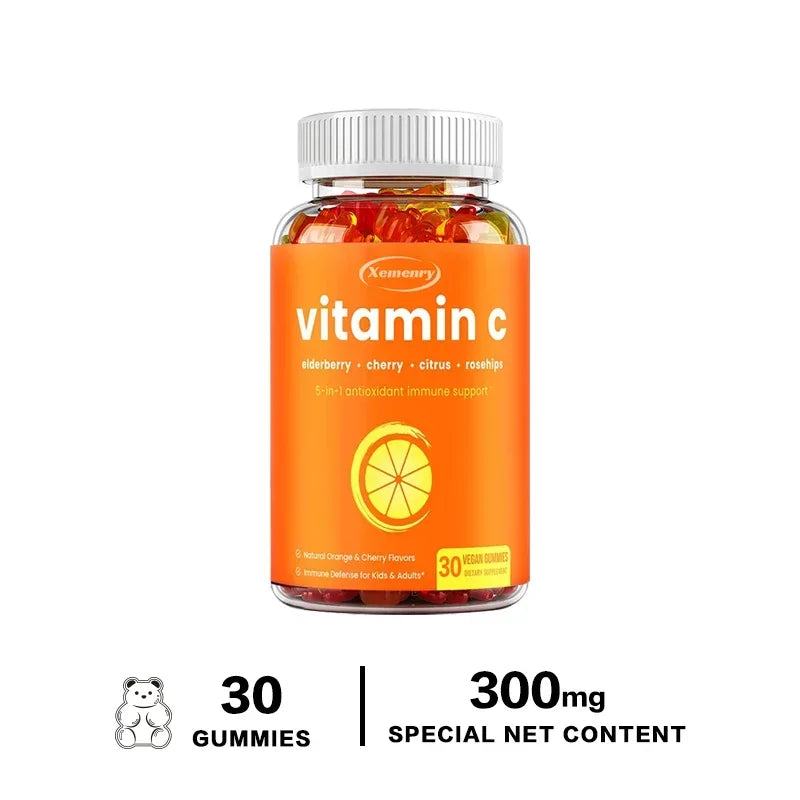Vitamin c - Overall Health Vitamin Dietary Supplement, Boosts Immunity, Gluten-Free Vegetarian 30 Gummies