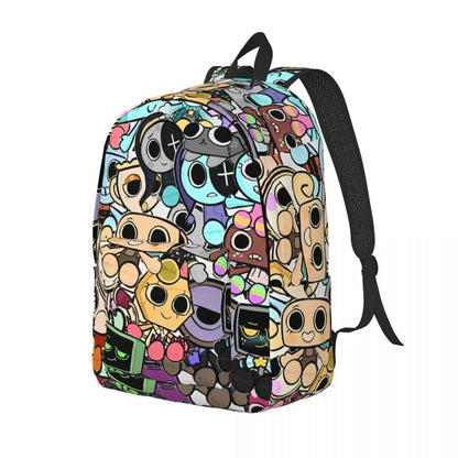 Dandys World Cool Backpack Lightweight High School Hiking Travel Game Logo Daypack for Men Women Laptop Computer Shoulder Bag 10