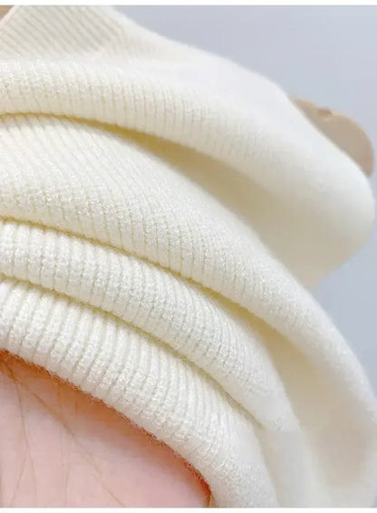 Knitted Top Women Y2K Tank Top Half Neck Vest Female Sleeveless Sweater Chic Streetwear Solid Skinny Tube Top Summer 2025