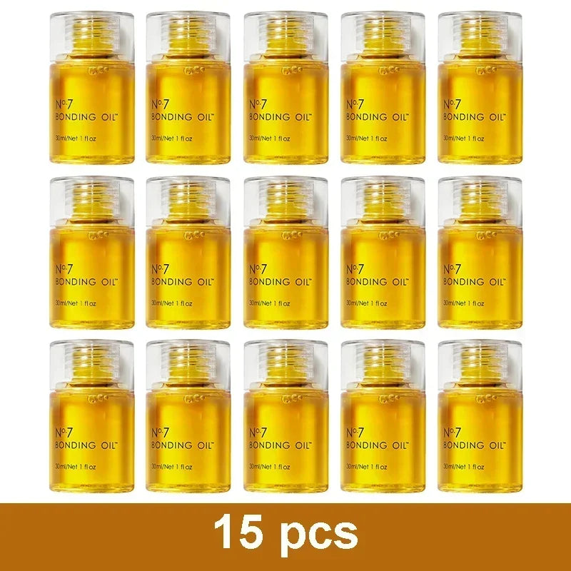 30ml No. 7 Bonding Oil Original Hair Care Repair Damaged Essential Oil Conditioners Increase Shine Softness Color Vibrancy Frizz 15pcs NO7