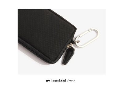 Japanese Style Casual Coin Pouch Nylon Cloth Mini Purse Waterproof Men Coin Purse Small Cute Wallet Cute Purse Clutch Bag