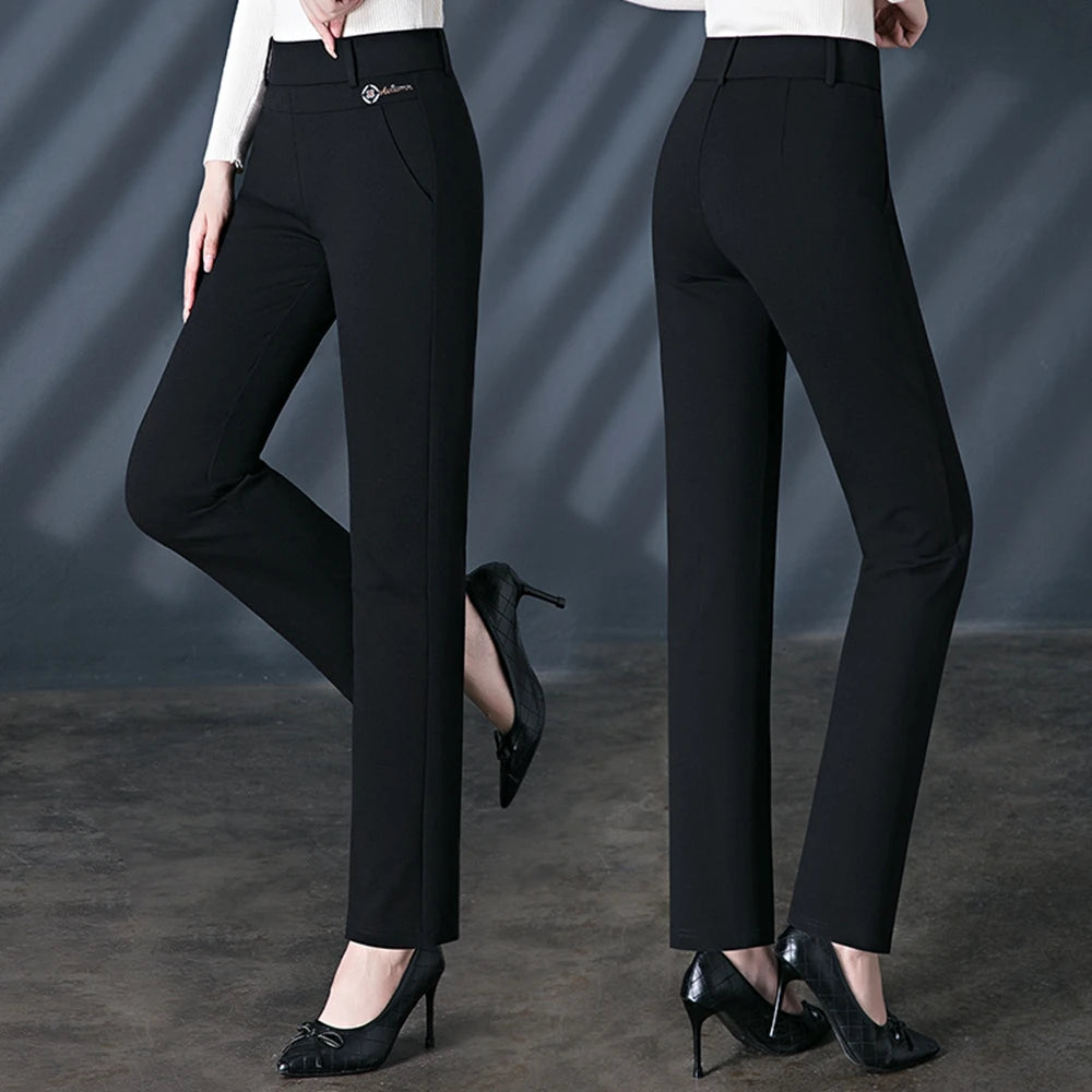 Leggings Women's Autumn and Winter Style High Waist Large Size Tight-fitting High-Elastic Foot Pants Casual Slim Trousers M-6XL