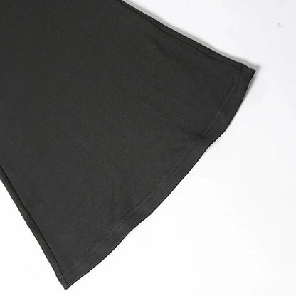 Sexy Women's Jumpsuits Autumn Black Backless Long Sleeve Bodycon Rompers Fashion Streetwear Flare Pants Casual Slim Jumpsuits Badiee Stylez