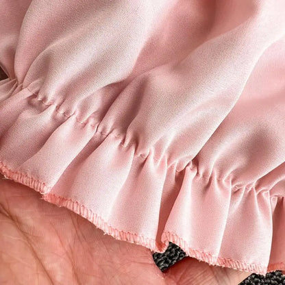 Off Shoulder Sexy Lace Blouses Women 2025 Spring Summer Korean Fashion Long Sleeve Tops Slim Flower Transparent Chiffon Shirts