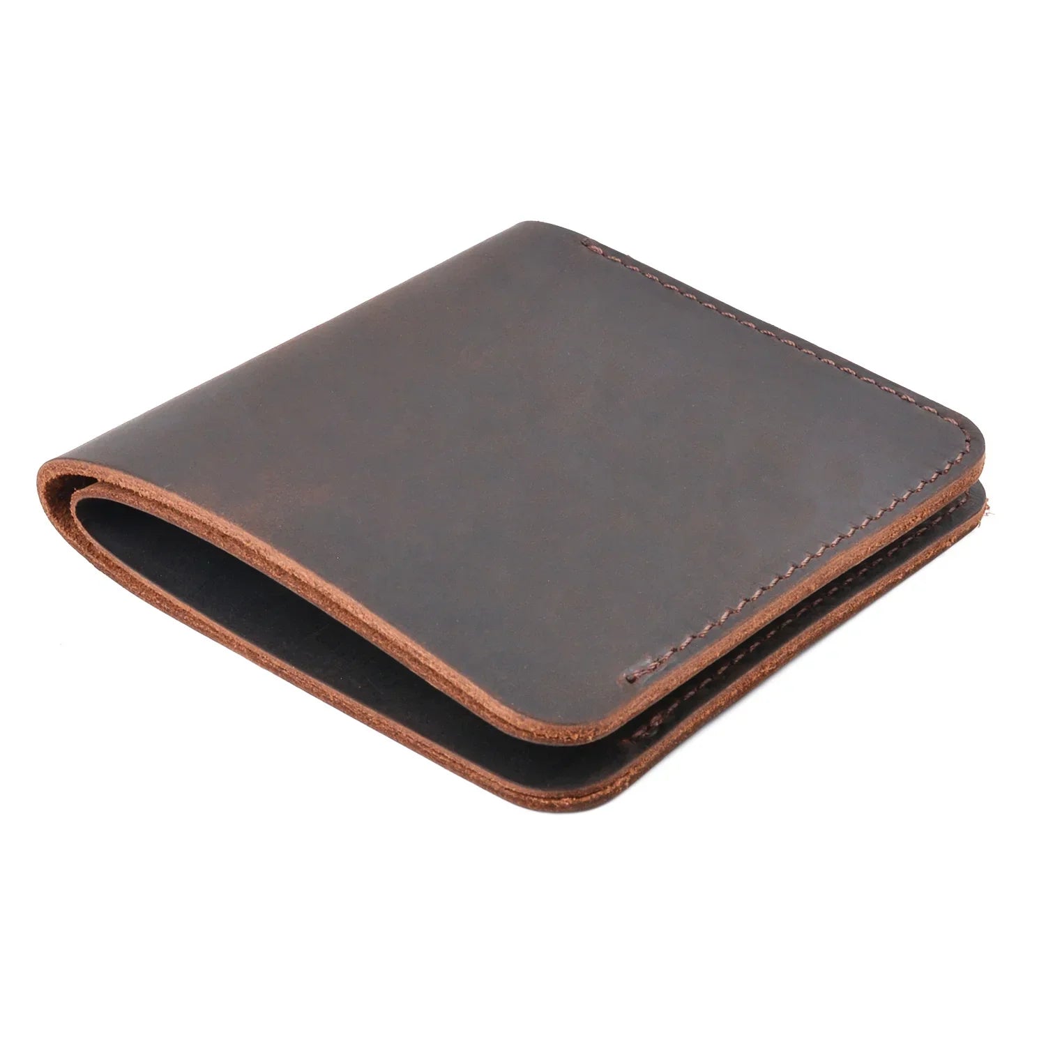 Genuine Leather Clutch Wallets Bifold Purse Vintage Crazy Horse Leather Men wallets Retro Coin Pocket Women Men Wallets
