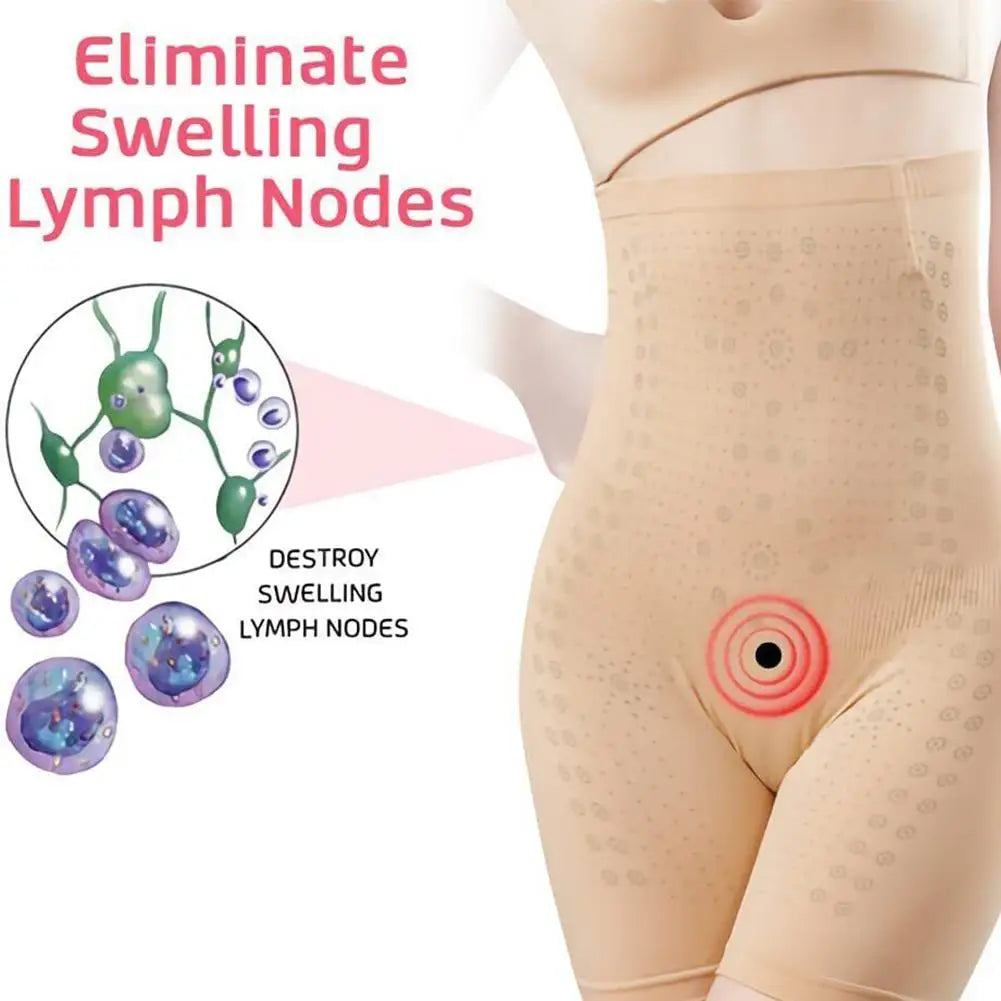 Far Infrared Negative Oxygen Ion Fat Burning Tummy Control & Detox Bodysuit Tummy And Hip Lift Pants For Women