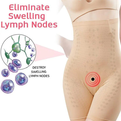 Far Infrared Negative Oxygen Ion Fat Burning Tummy Control & Detox Bodysuit Tummy And Hip Lift Pants For Women