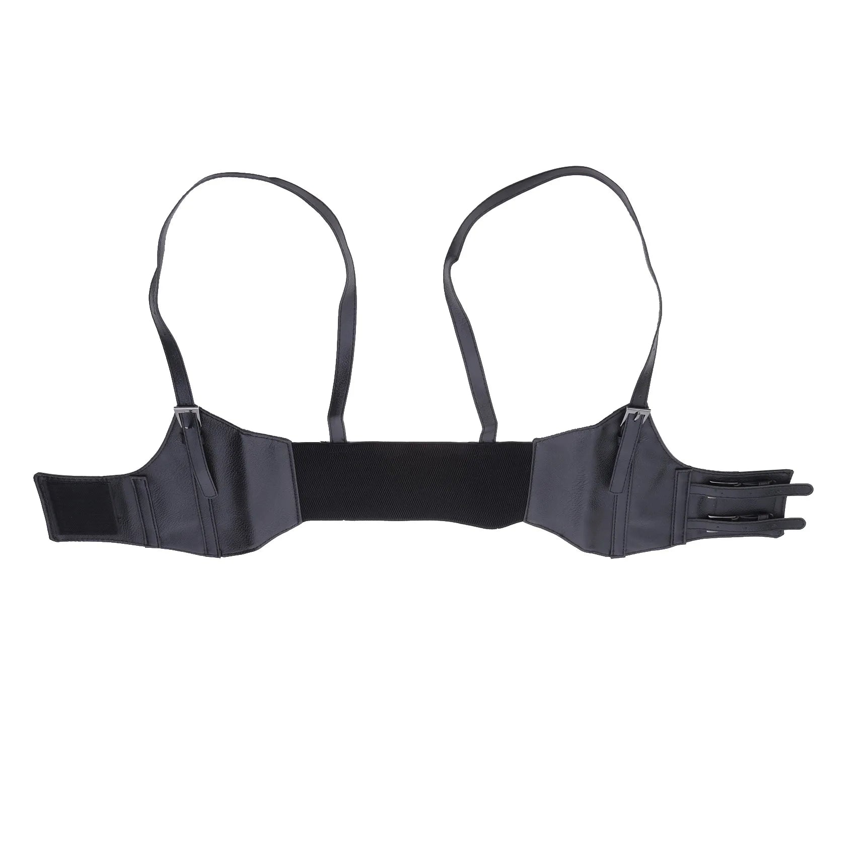 Women's Waist Belt Underbust Corset PU Leather Adjustable Punk Cummerbund Corset Wide Belts Dress Costume Waistband Cincher 1PC