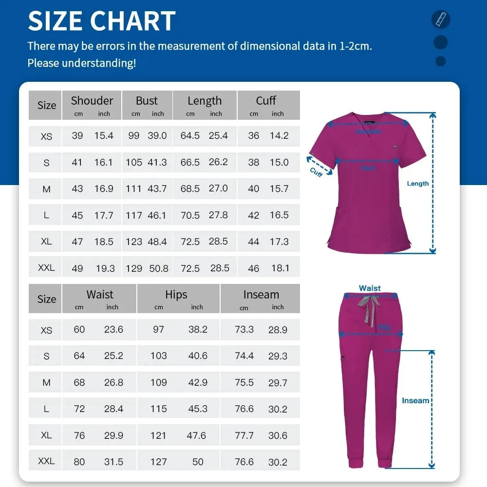 HZMNOI Short Sleeve Nurse Dress Uniform Stylish Female Womens Tie Up Medical Scrubs Nurse Uniform Medical Spa Women Uniforms Badiee Stylez