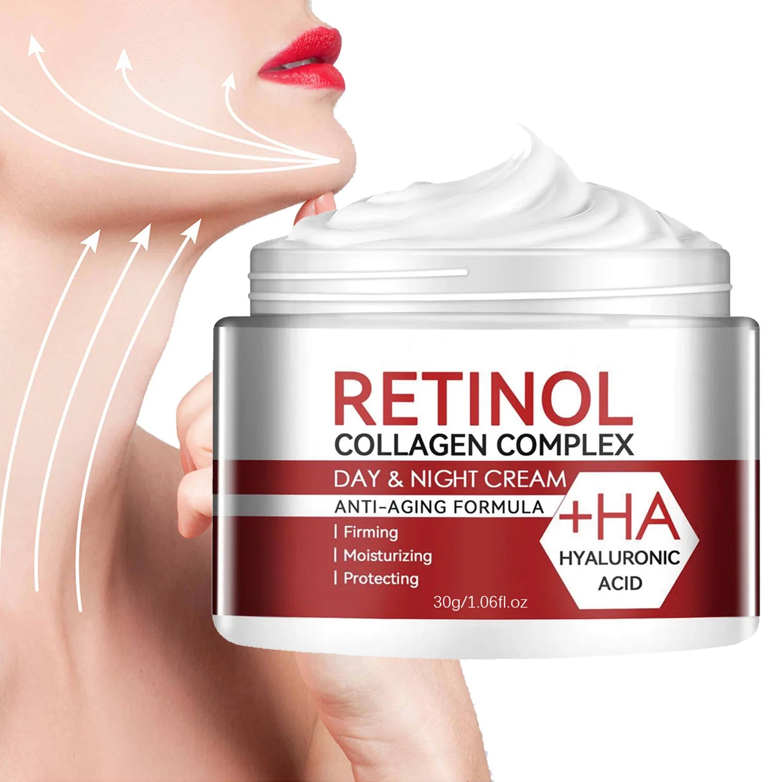 Retinol Face Moisturizer Moisturizing Retinol Cream Anti-Wrinkle Aging Moisturizing Shrink Pores Whitening Smooth Retinol