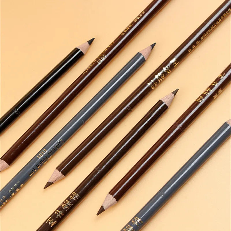Pencil-shaped Wooden Eyebrow Pencil Waterproof Sweat-proof Eyebrow Pen Smooth Eyebrow Pencil Lasting Not Easy To Faint Cosmetics
