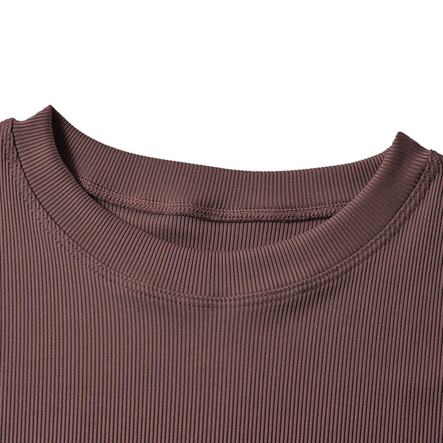 Lounge Wear Ribbed Casual 2 Piece Summer Shorts Set For Women Sleeve Top+Elastic Leggings Outfits