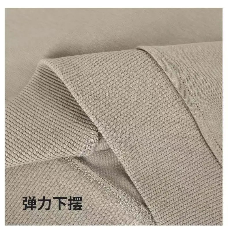 DIY Customized Logo Sweater Men's Loose Size Hoodie Spring/Autumn Cotton Sportswear High Quality Top Men's Hip Hop Zipper Hoodie