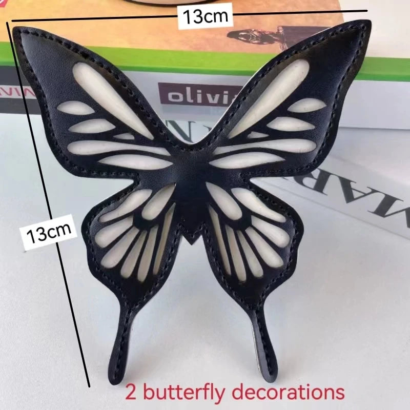 Labyrinth Butterfly Spider Web Letter Chain Handbags DIY Transparent Ita Bag Y2K Lolita Gothic Tote Vintage Fashion Shoulder Bag Decorations 1